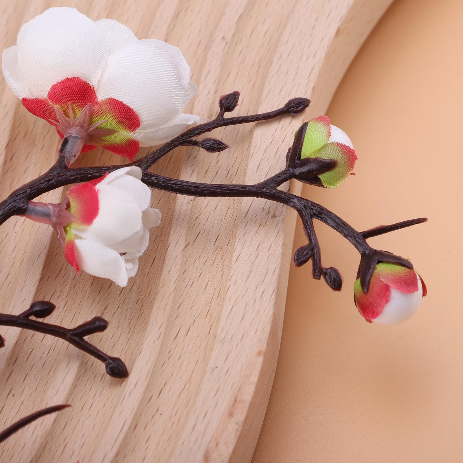 Fiore di prugna artificiale a stelo lungo ramo di fiori per casa hotel ufficio festa di nozze decorazione giardino accessori da tavolo fiori di prugna artificiale rami di fiori