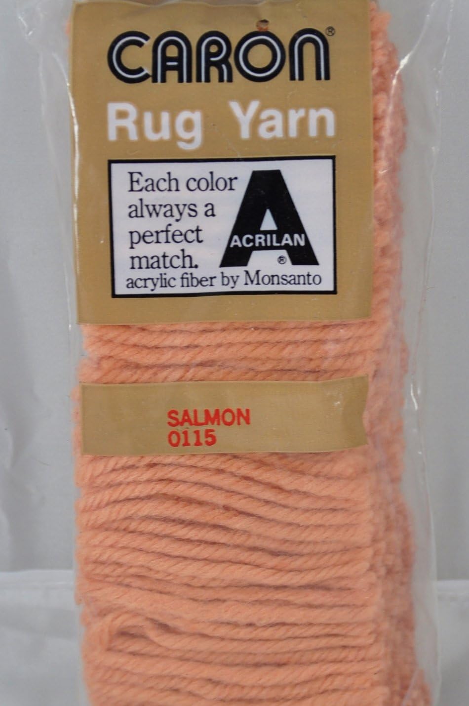 CARON Latch Hook YARN 320 Precut Pieces SALMON Everything Else