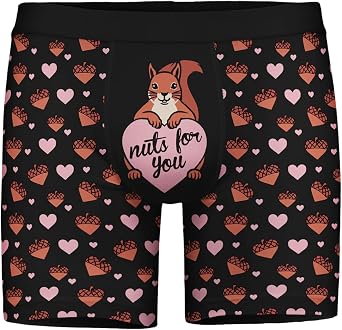 Tipsy Elves Mens Valentines Day Boxer Briefs - Fun Date Night Idea for Couples