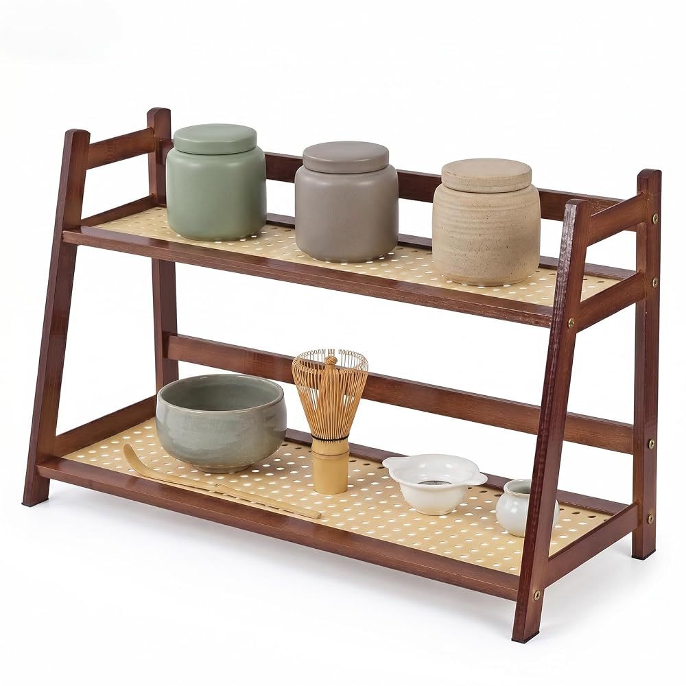 Rattan-Look Matcha Station Organizer %off：50off%