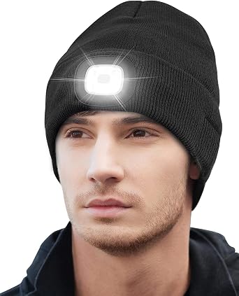 Lesgrod Unisex LED Beanie Hat 