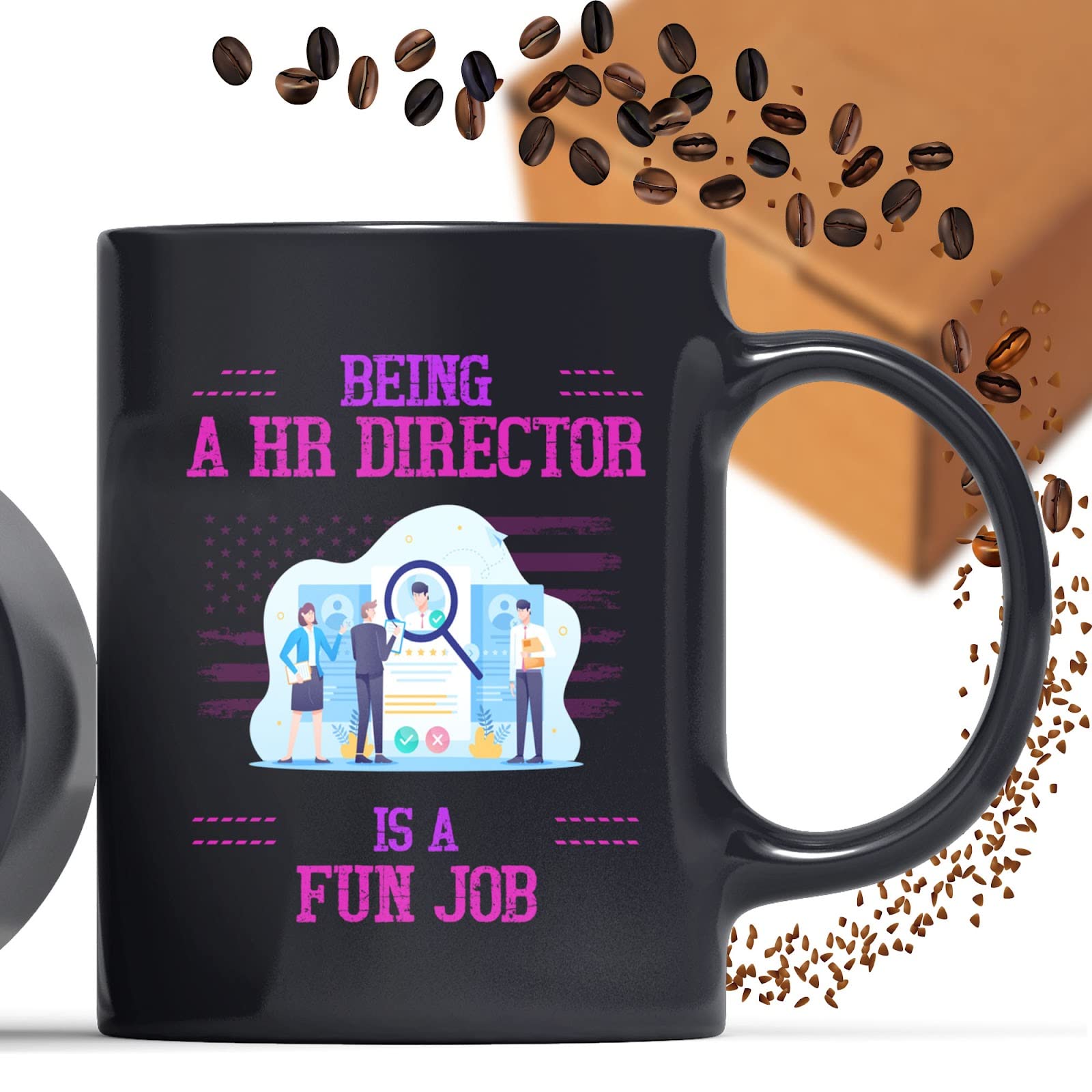 Coffee Mug Funny Hr Director Appreciation Present for Hr Director Being a Hr Director Is a Fun Job Cup 985427