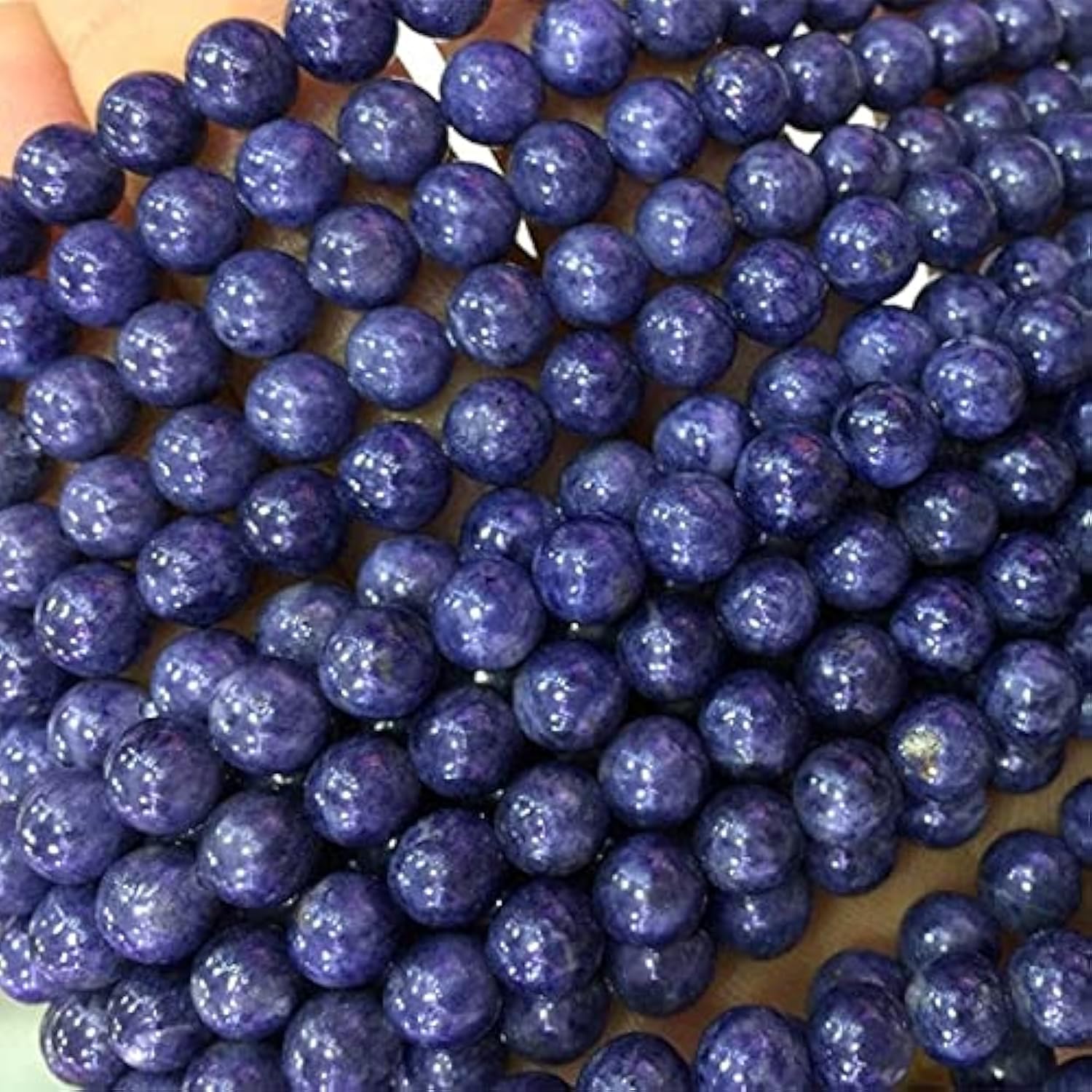 Saphir bleu perles de 6mm LKBEADS pour fabriquer vos bijoux d'été uniques