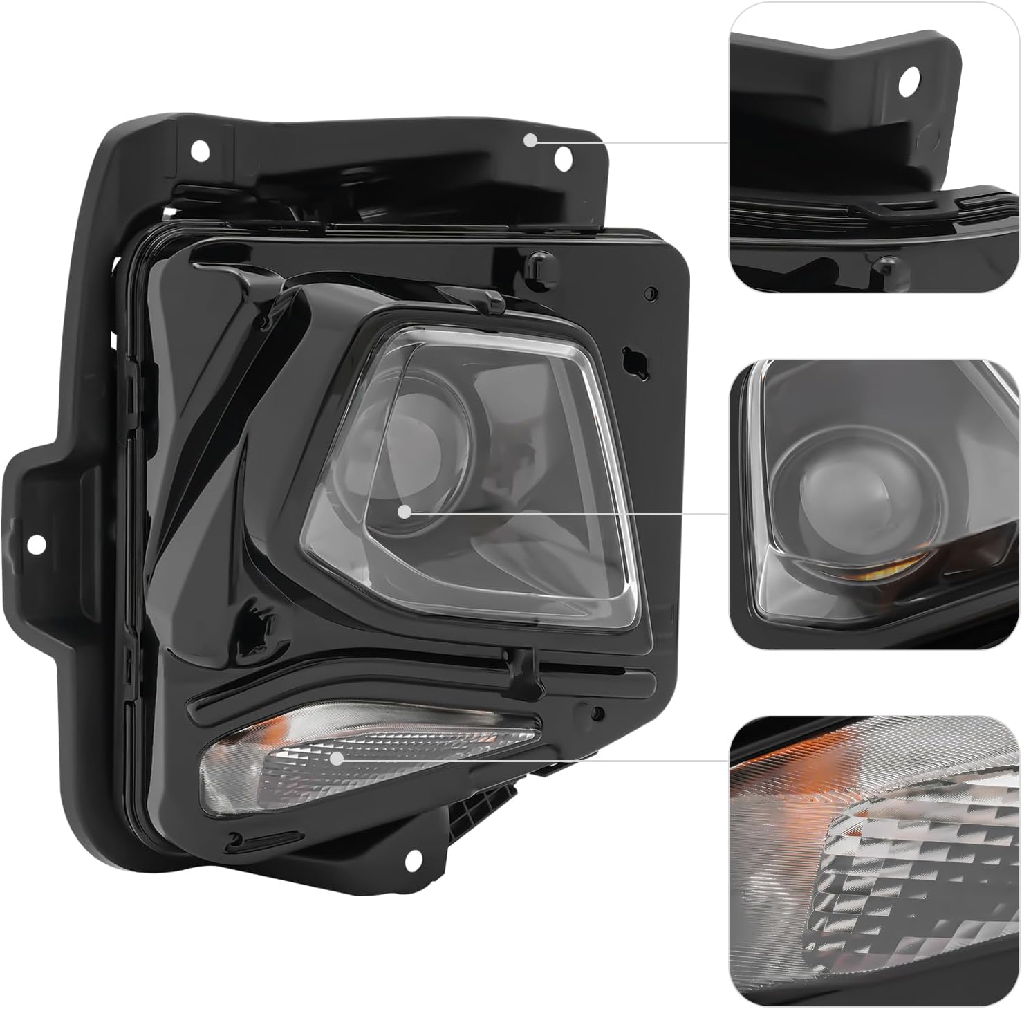 LYNICESHOP LED Headlight Assembly Projector Headlamp for 2019-2021 Chevy Blazer, OEM 84987044, Direct Replacement Headlights Right (Right Passenger Side)