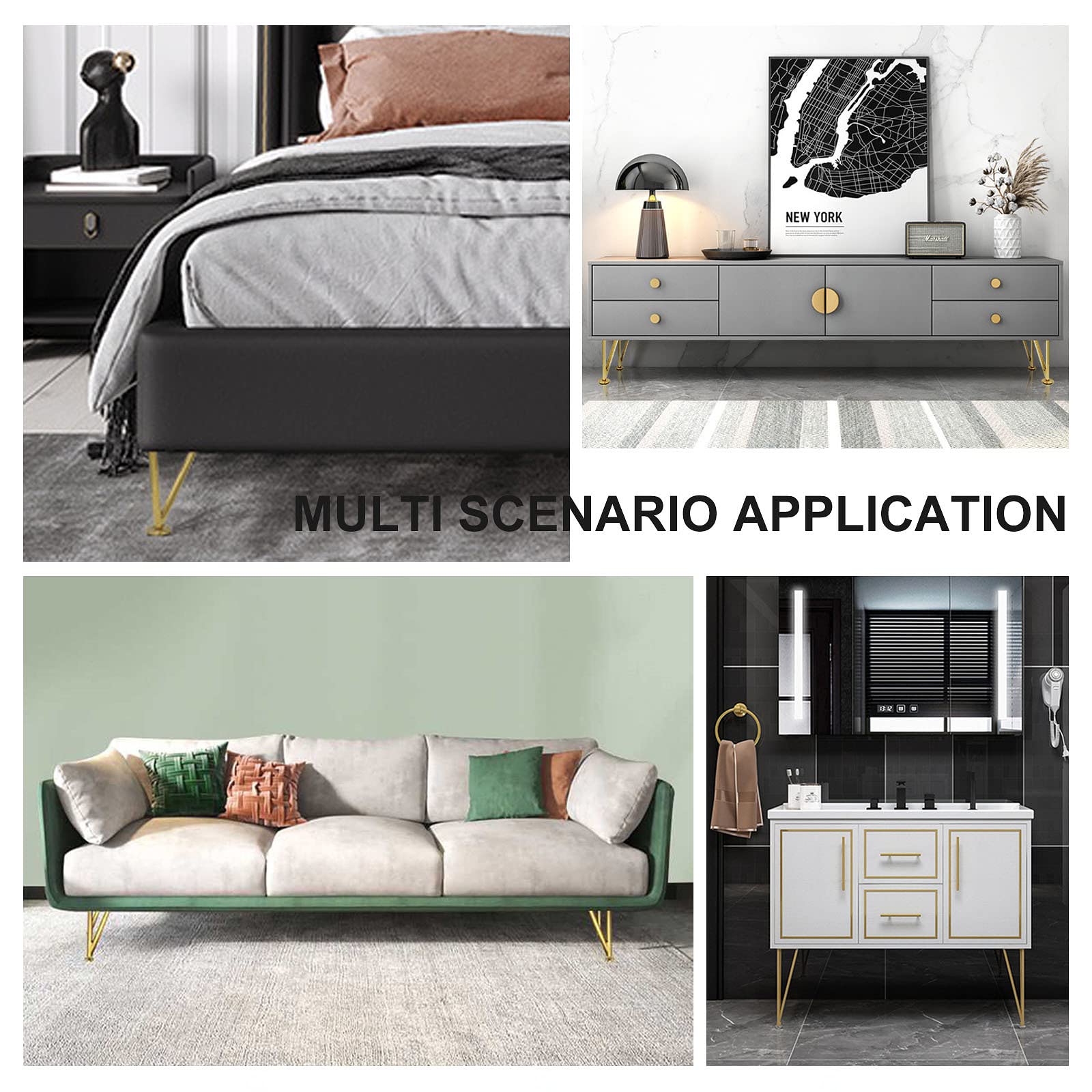 Jolan Épaissir Les Pieds Des Meubles,Pieds De Table,Pieds De Canapé