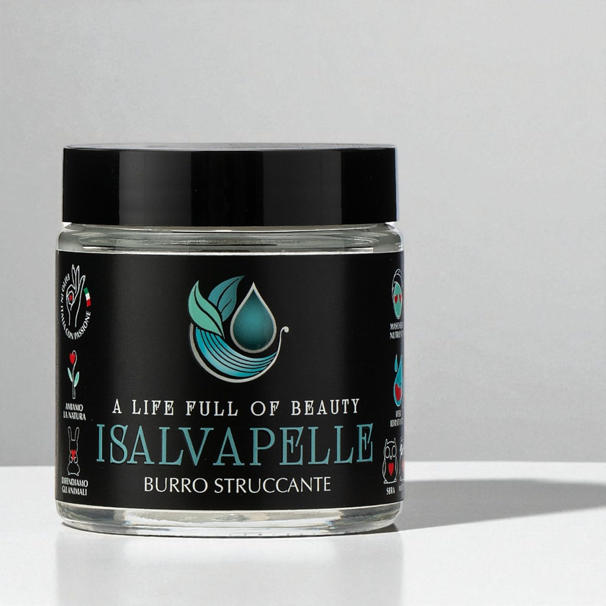 I Salvapelle Burro Struccante Viso e Occhi – Cleansing Balm 80 ml – Detergente Solido per Skincare Naturale Waterproof – Pulizia e Maschera Idratante 2 in 1 con Burro di Karité per Pelle Sensibile