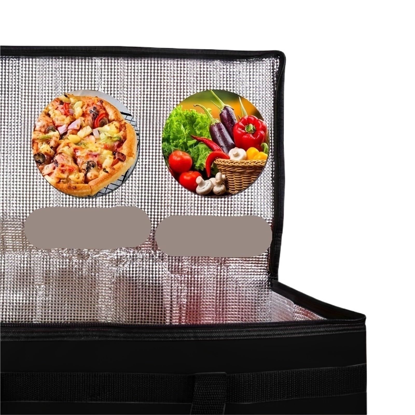 Bolsa térmica Reutilizable de Gran Capacidad con Fondo rígido extraíble