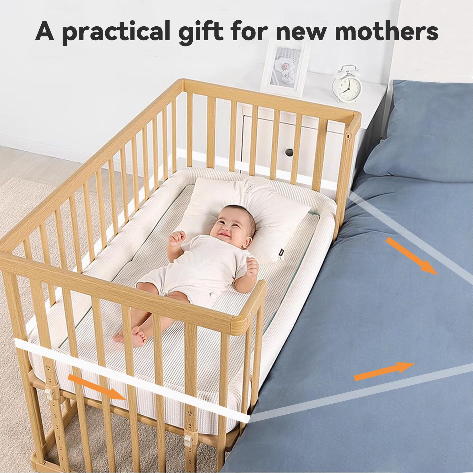 Cinghie Sicurezza Lettino - Connettore Per Letti Genitori E Bambini - Foto 12