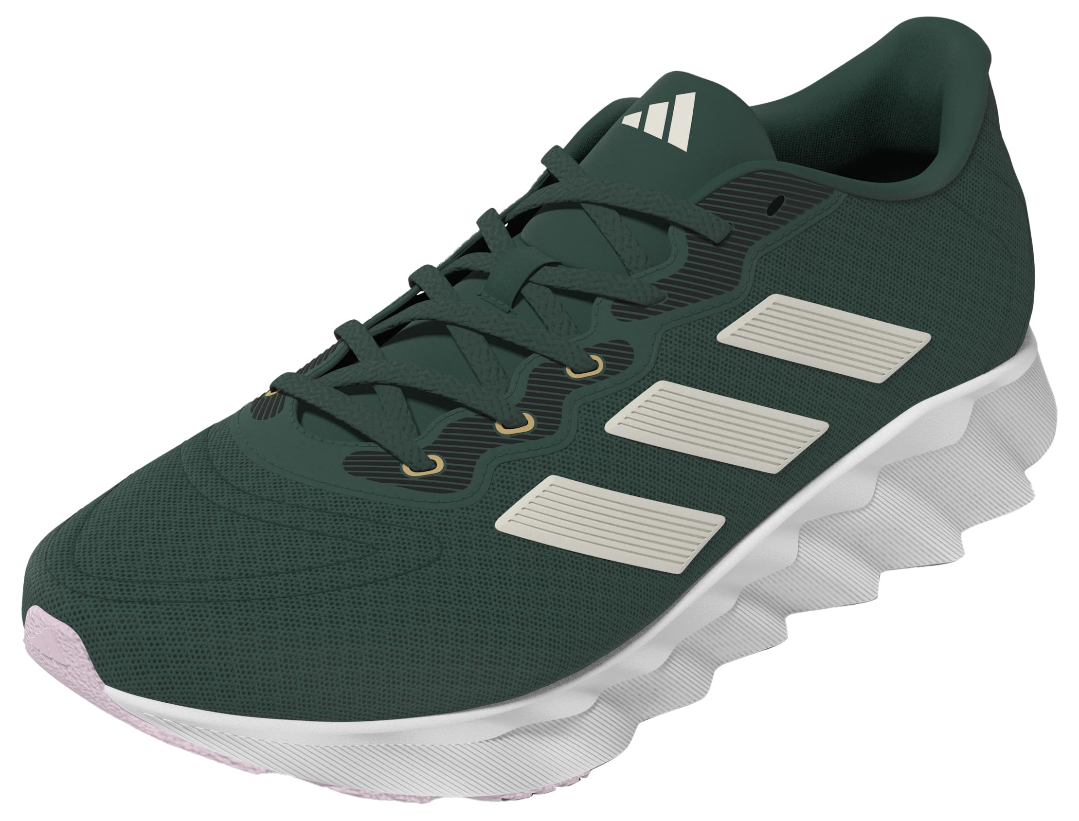 adidas Switch Move Running Shoes, Zapatillas para correr Unisex adulto, Collegiate Green Zero Met Oat, 45 1/3 EU