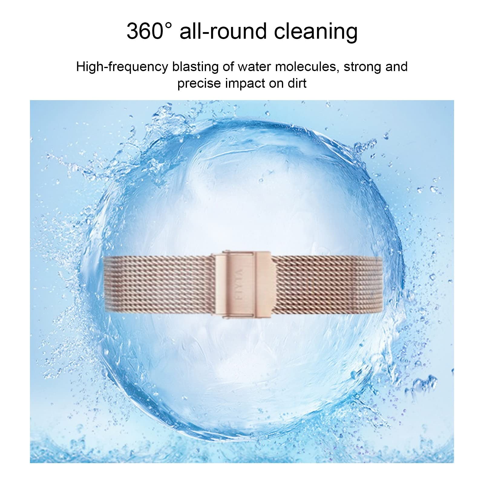 Limpiador ultrasónico con Tanque de Acero Inoxidable Limpiador sónico de 45 KHz para joyería Cepillo de Dientes Maquinilla de Afeitar Dentadura, Máquina de Limpieza de anteojos-320