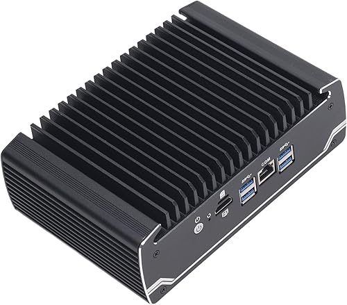 Miniatura 9 de ViaGasaFamido Mini Computer, Embedded Fanless Mini PC, 8G Memory 128G Hard Disk, HD Interface, Aluminum Alloy Chassis, Power On, Timed Boot, Network