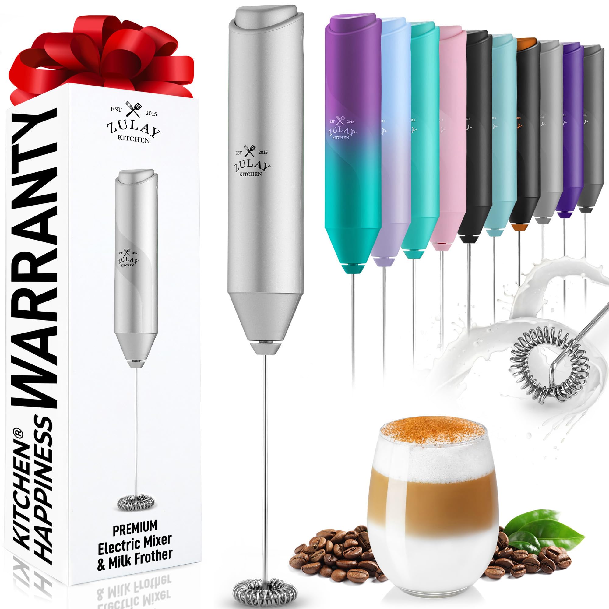 Zulay Milk Frother - Barista-Style Foam at Home -13