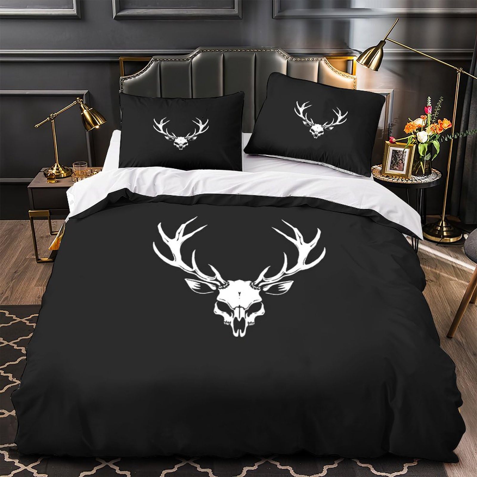 Stampato in 3D Pronipote tibetano Copertina Stampata Microfibra Disegnata Set Di Biancheria Da Letto Ipoallergenico Set 3 Pezzi,King（220x240cm）, Per Adolescenti E Adulti