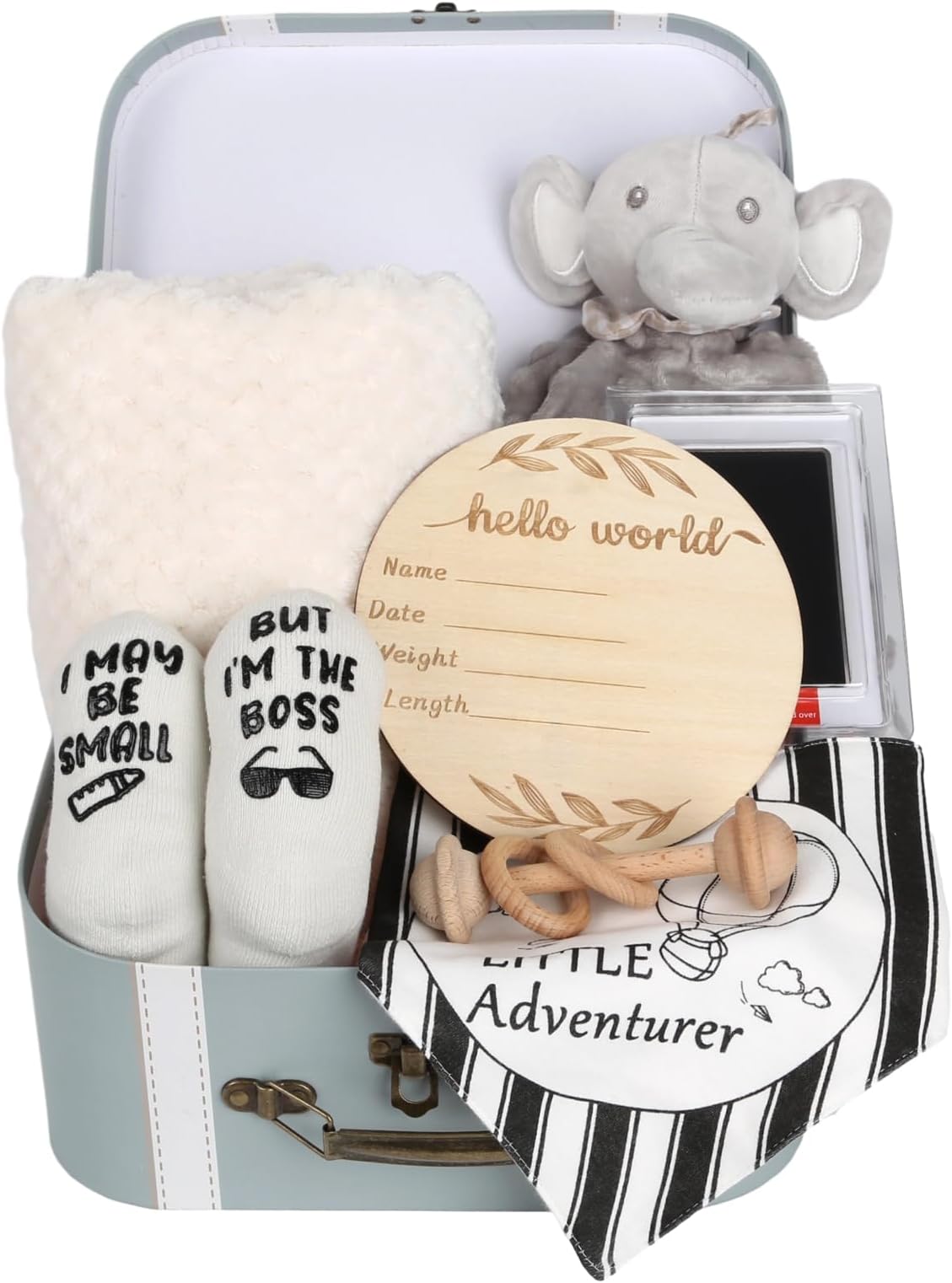 Amazon.com : iAOVUEBY Baby Gift Set, Baby Shower Gifts for Girls Boys ...