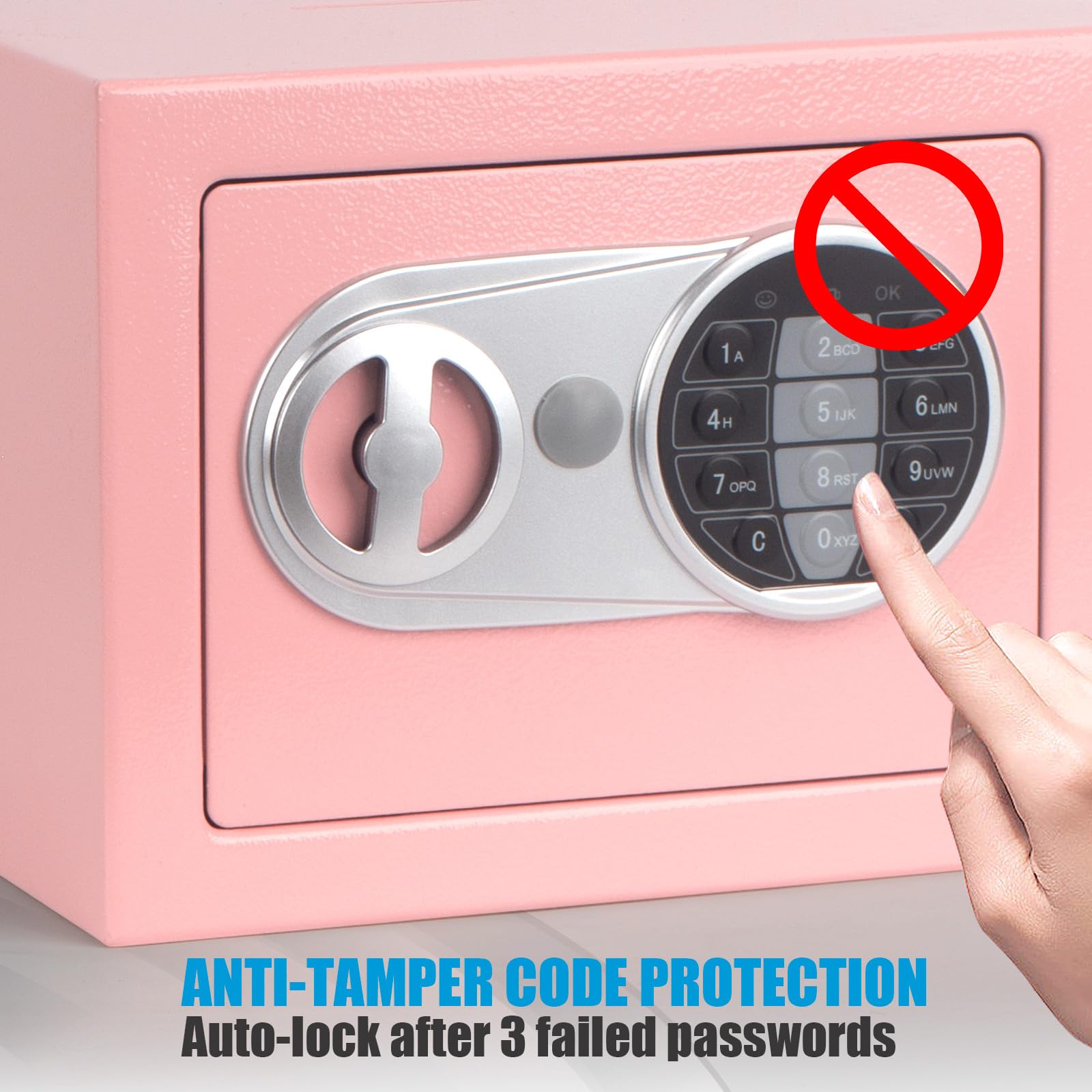 Tirelire en métal avec mot de passe électronique et clé, grande tirelire avec alarme et alerte de batterie faible pour adultes et enfants, tirelire d'argent et de pièces de monnaie