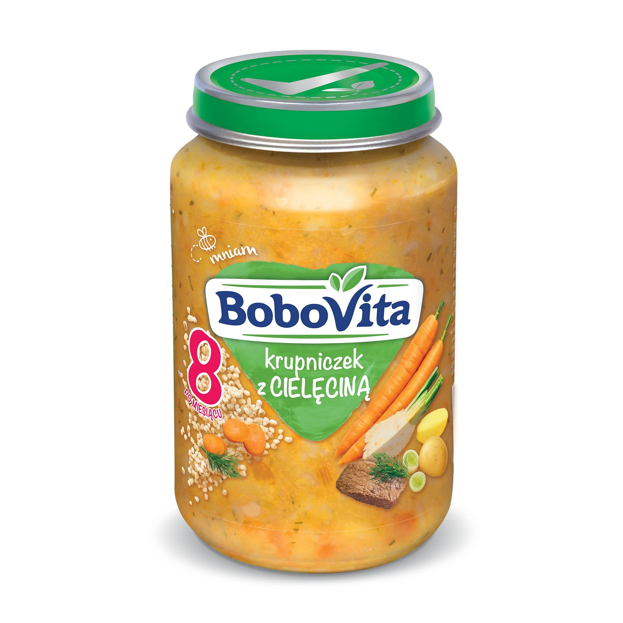 BoboVita Krupniczek z cielęciną po 8 miesiącu 190 g