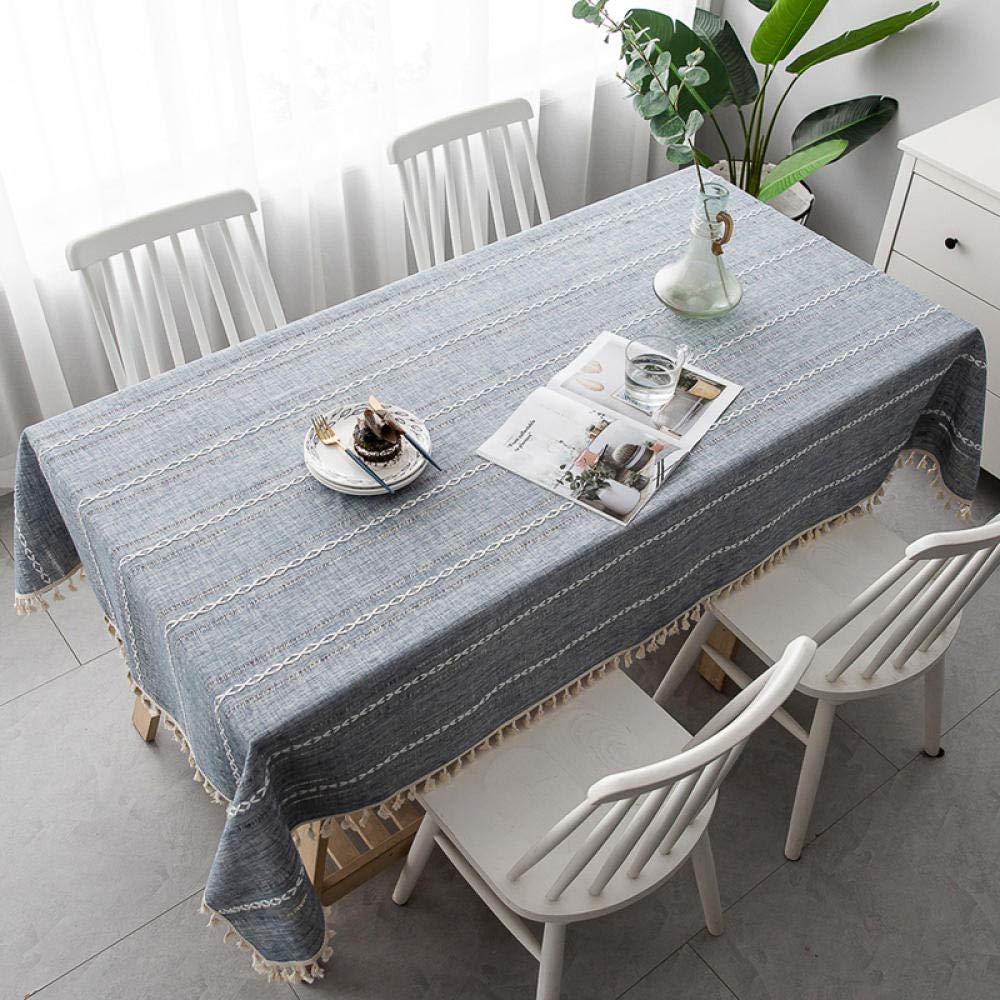 Nappe de cuisine rectangulaire grise anti-poussière et anti-rayure