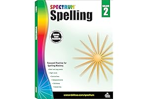 Spectrum 2nd Grade Spelling Workbook: Engage Little Learners with Phonics, Handwriting Practice, and More!