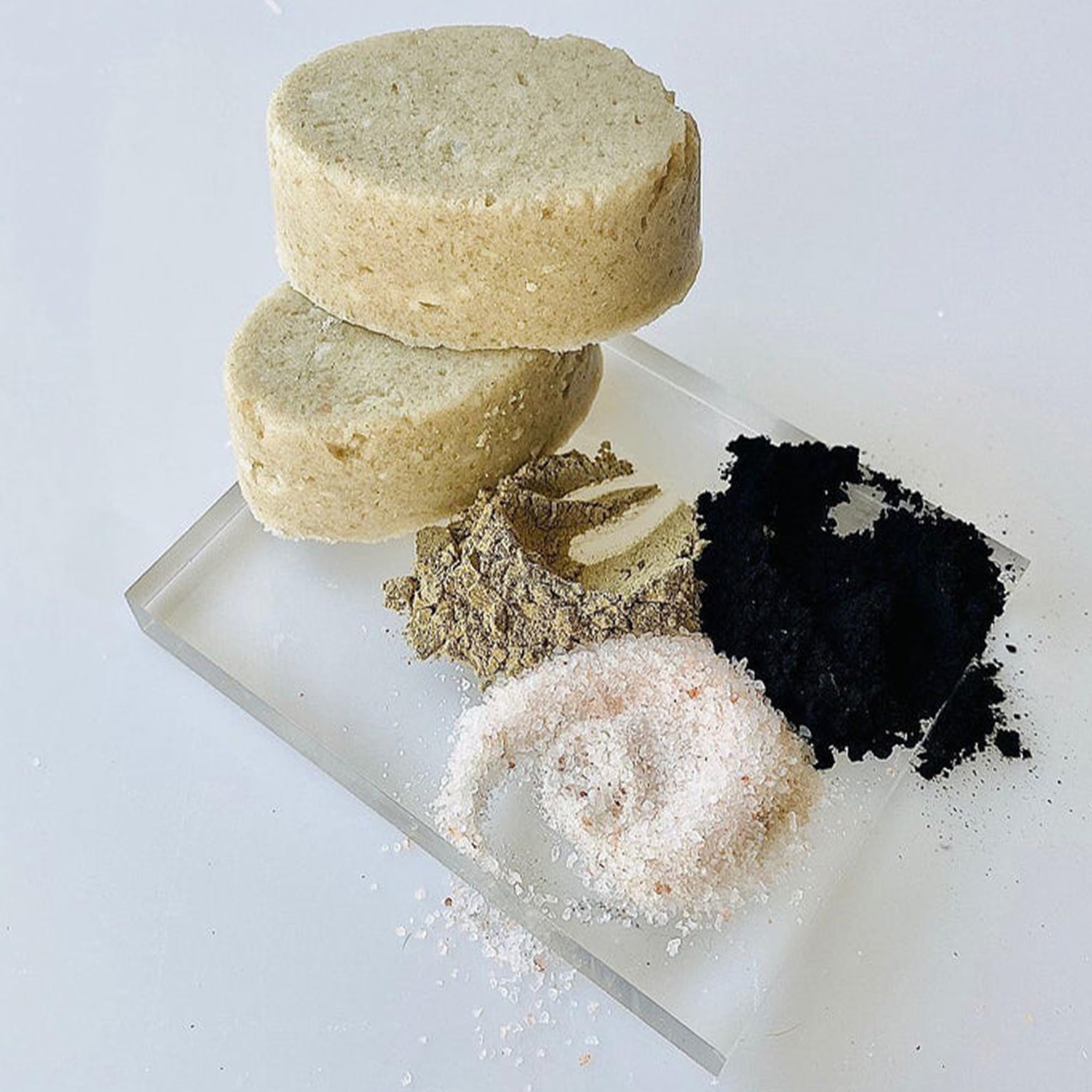 Senso Naturale 2 Purifying Solid Face Scrubs with Whole Salt of SALGEMMA for Oily or Combination Skin Equivalent to 150 ml of Liquid Scrub - Image 2