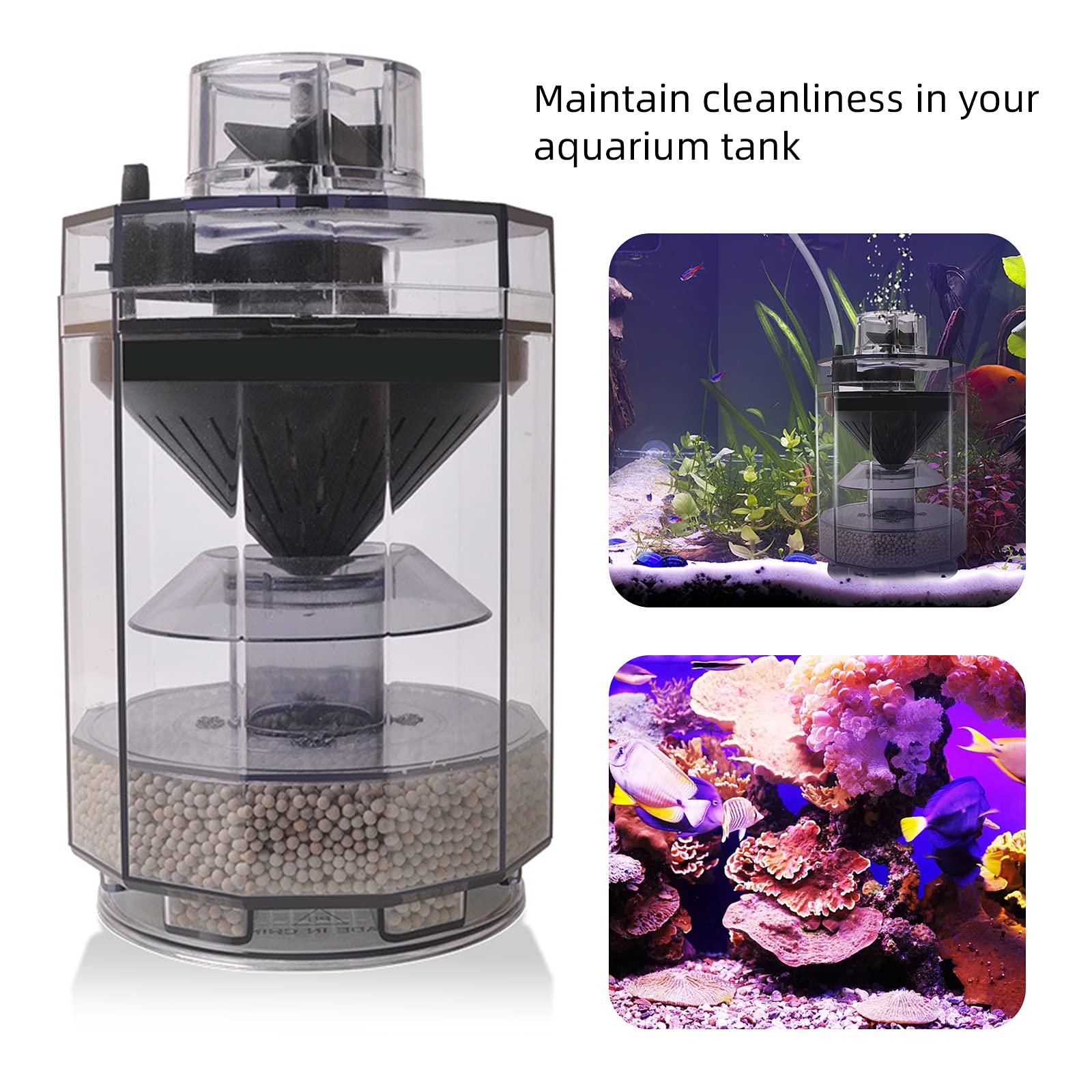 Amazon | 魚糞タイプ掃除機 魚の便吸引コレクター 水族館スポンジ