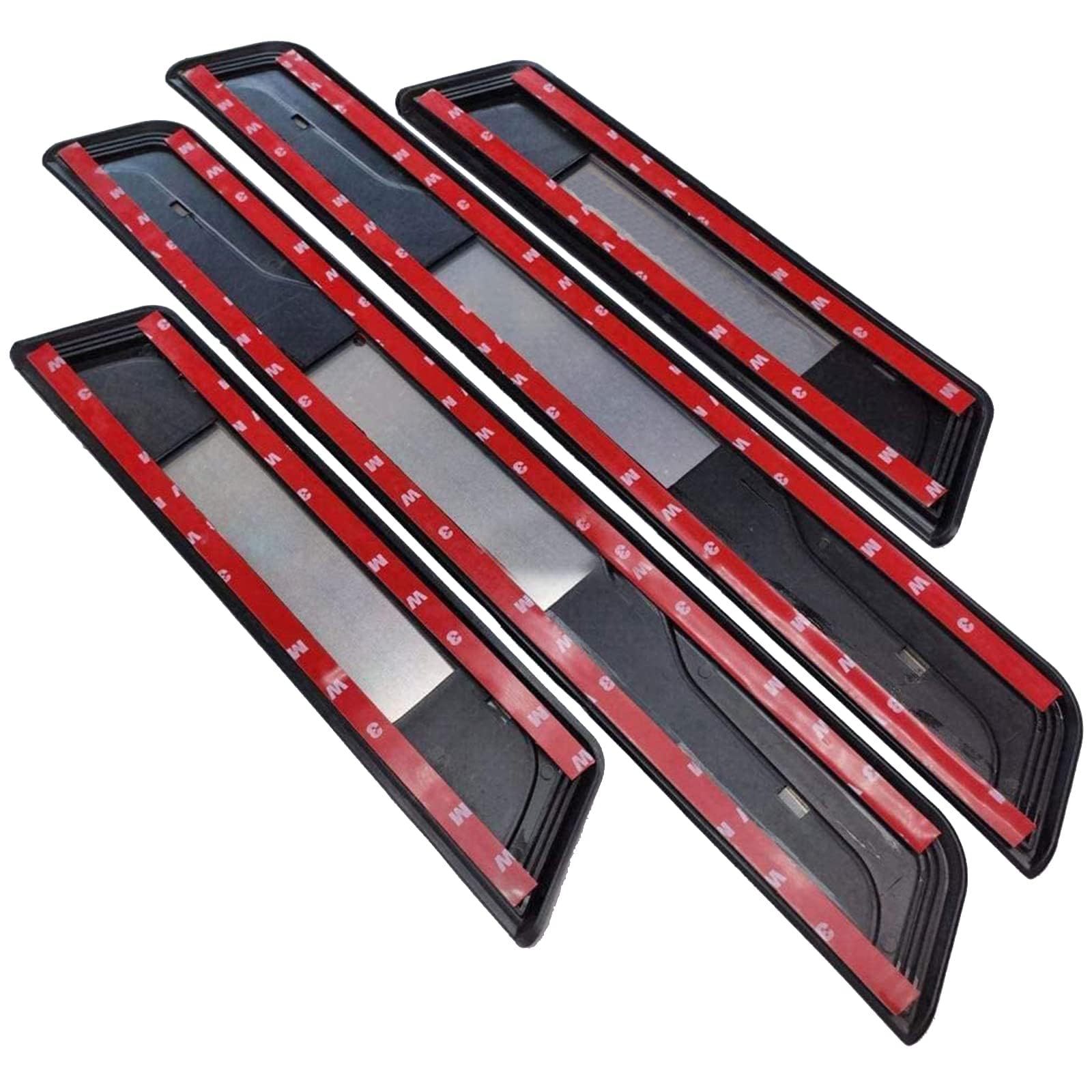 Edelstahl Türschwellen Für Mitsubishi ASX 2012-2024 - 4-tlg. Set Carbon Optik