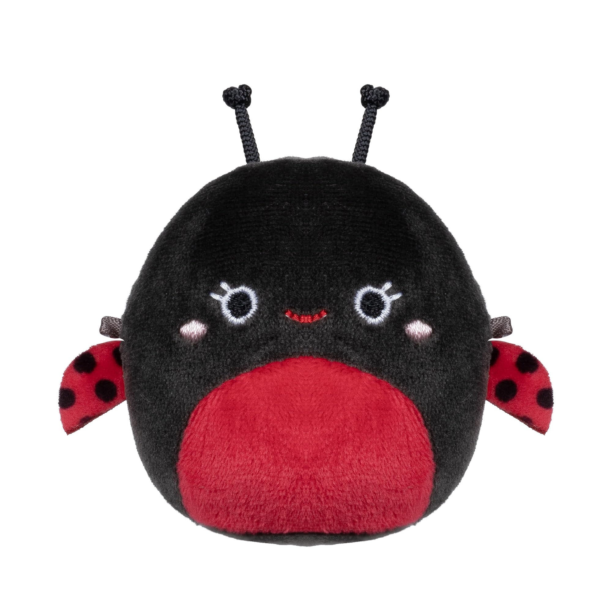 Squishmallows Micromallows Original Plush 4-Pack - Trudy Ladybug, Caedyn Cow, Maui Pineapple and Minya Mushroom - Image 3