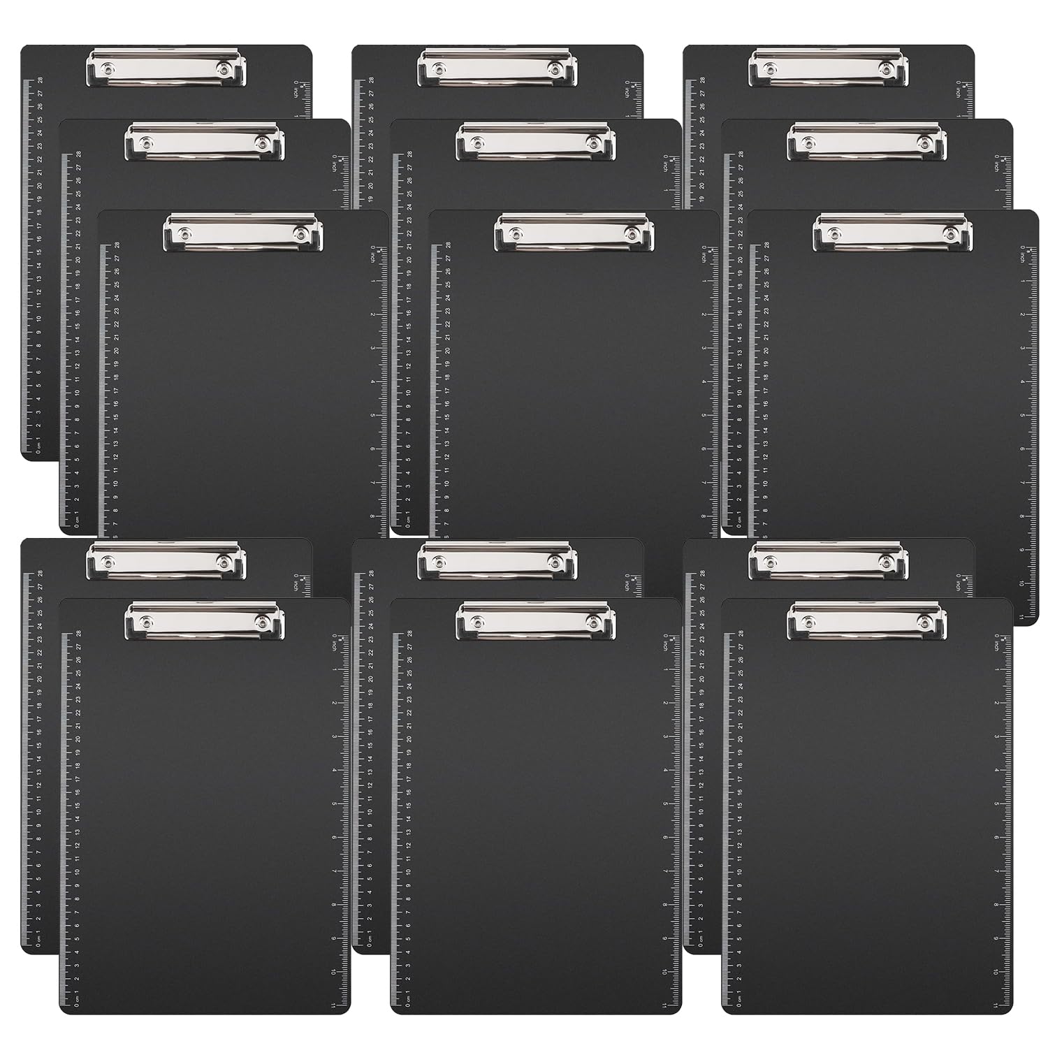 2 Pack Small Plastic Clipboards - Mini Clipboard For Nurses, Office, Classroom & Portable Note-Taking (5.9x3.9 In)