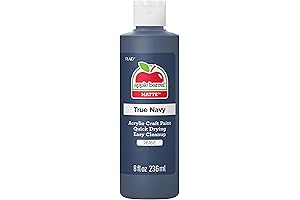 Apple Barrel Acrylic Paint in Blue: True Navy, 8 oz