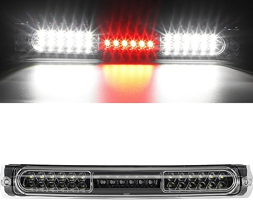 Miniatura 7 de Partsam Barra de luz de freno LED de 3 montaje de alto soporte para F150 97-04 parte superior trasera de techo de cabina central de montaje tercera