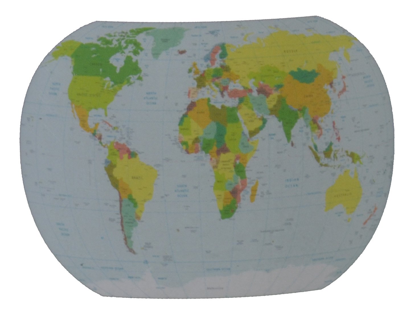 Giant World Map Wall Decal Sticker Repositional Classroom Decoration