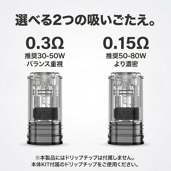 【ASTARA/2個セット】Lost Vape ASTARA 交換用 カートリッジ 6ml 大容量 ロストベイプ アスタラ 電子タバコ VAPE POD 持ち歩けるシーシャ (0.3Ω) - 3