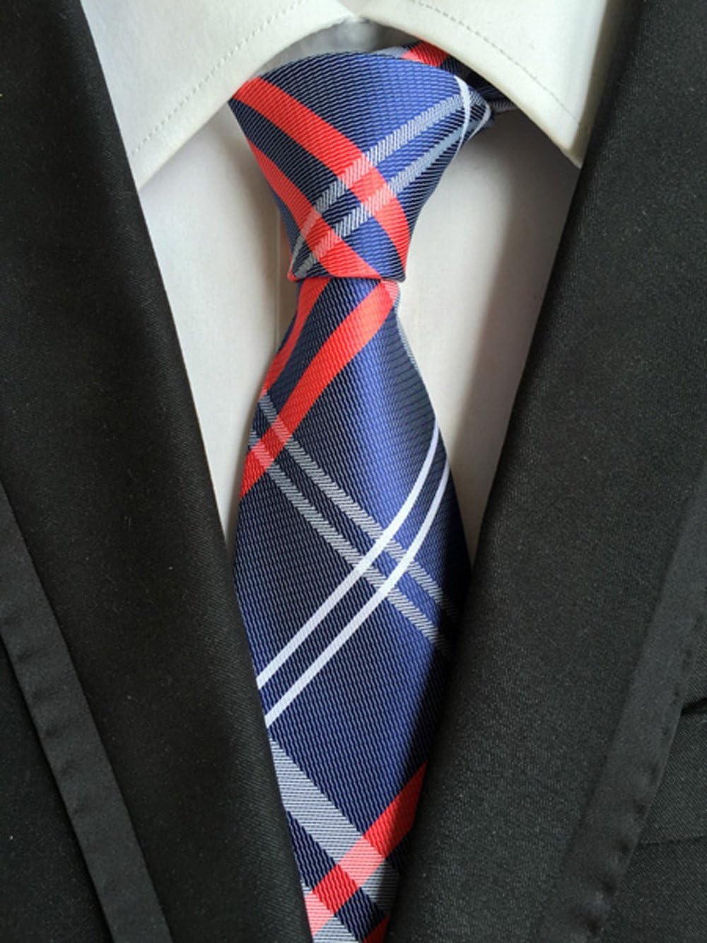 WeiShang Lot 6 PCS Classic Men's Silk Tie Necktie Woven JACQUARD Neck Ties - Image 4