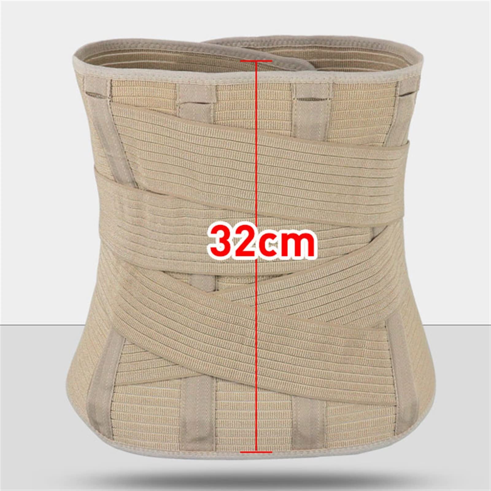 Tutore lombare antidolorifico Cintura di sostegno lombare con doppie cinghie regolabili per donne Cinghie regolabili in vita da 32 cm per sciatica Stenosi spinale Scoliosi o correttore di ernia del