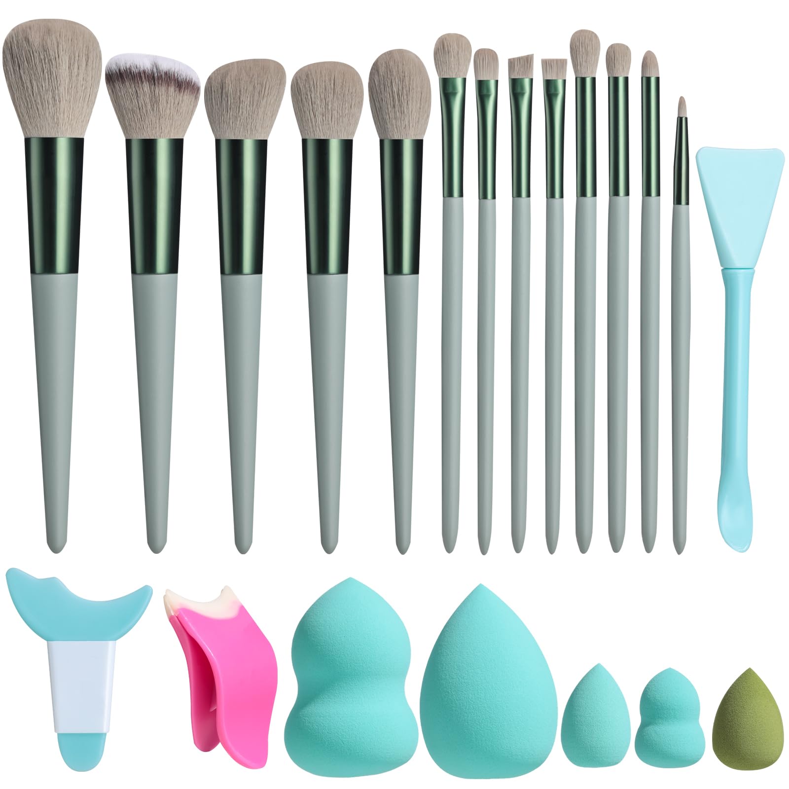 BS-MALLMakeup Brushes & Tools Set – Premium 21 Makeup Brushes, Makeup Sponges, & Assistive Tools for the Ultimate Makeup Experience