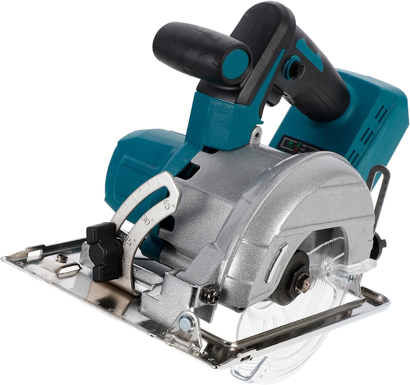 Cabilock 5 Inch Brushless Electric Circular Saw Handheld Wood and Stone Cutting Machine Deep Green Multi-function Power Tool for Household Woodworking and Stone Sawing