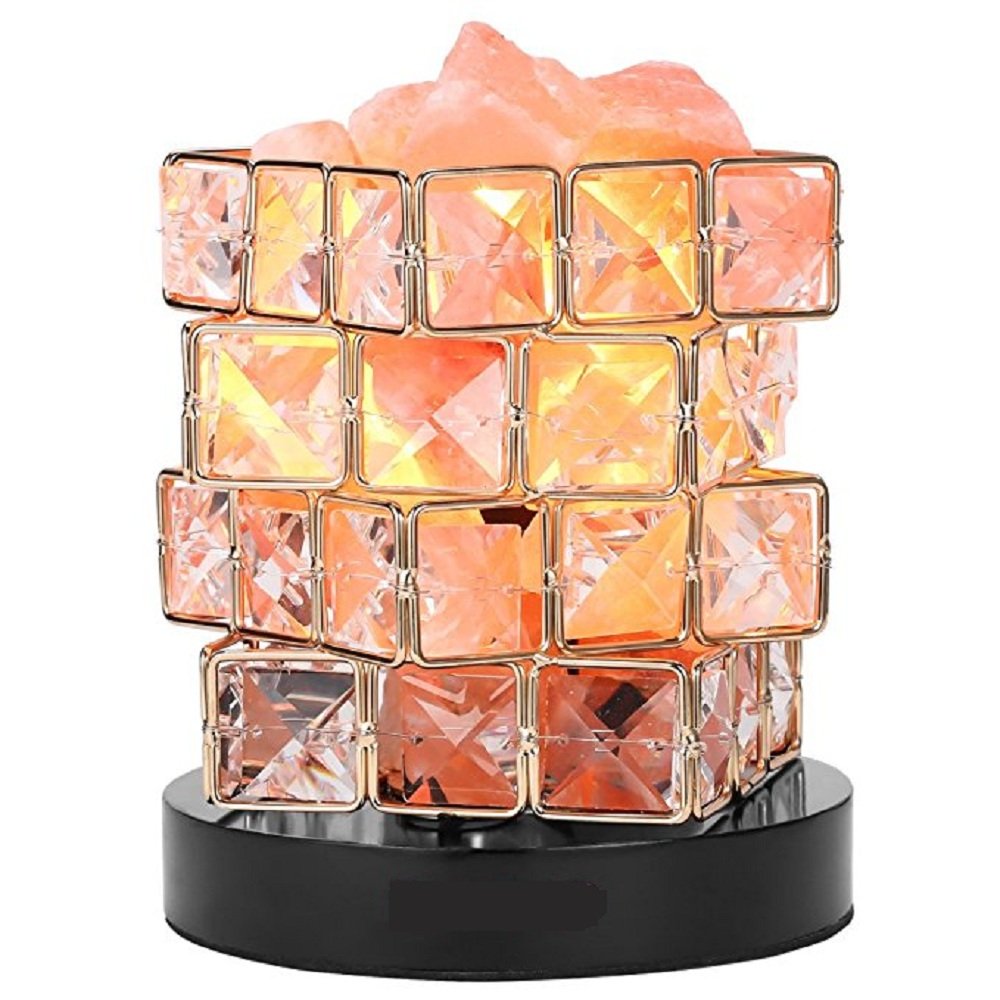 未使用 ヒマラヤ岩塩クリスタルランプ ソルトSALT LAMP ⑤（ウェルネス 