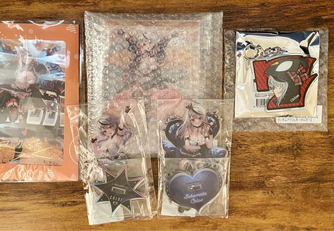 Amazon.co.jp: ホロラ 沙花叉クロヱ グッズ 5点 まとめ売り : おもちゃ