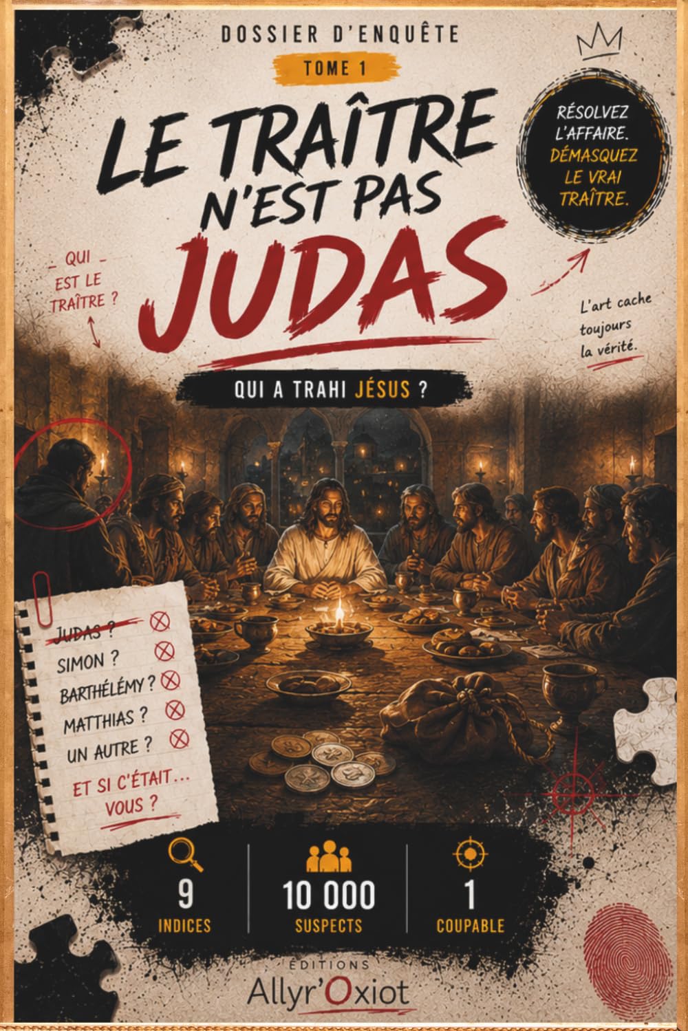 Le traître n'est pas Judas... Qui a trahi Jésus ?: Une enquête géante à Jérusalem – 10 000 suspects, des indices à analyser et un seul coupable à ... : Les Grandes Enquêtes Impossibles)