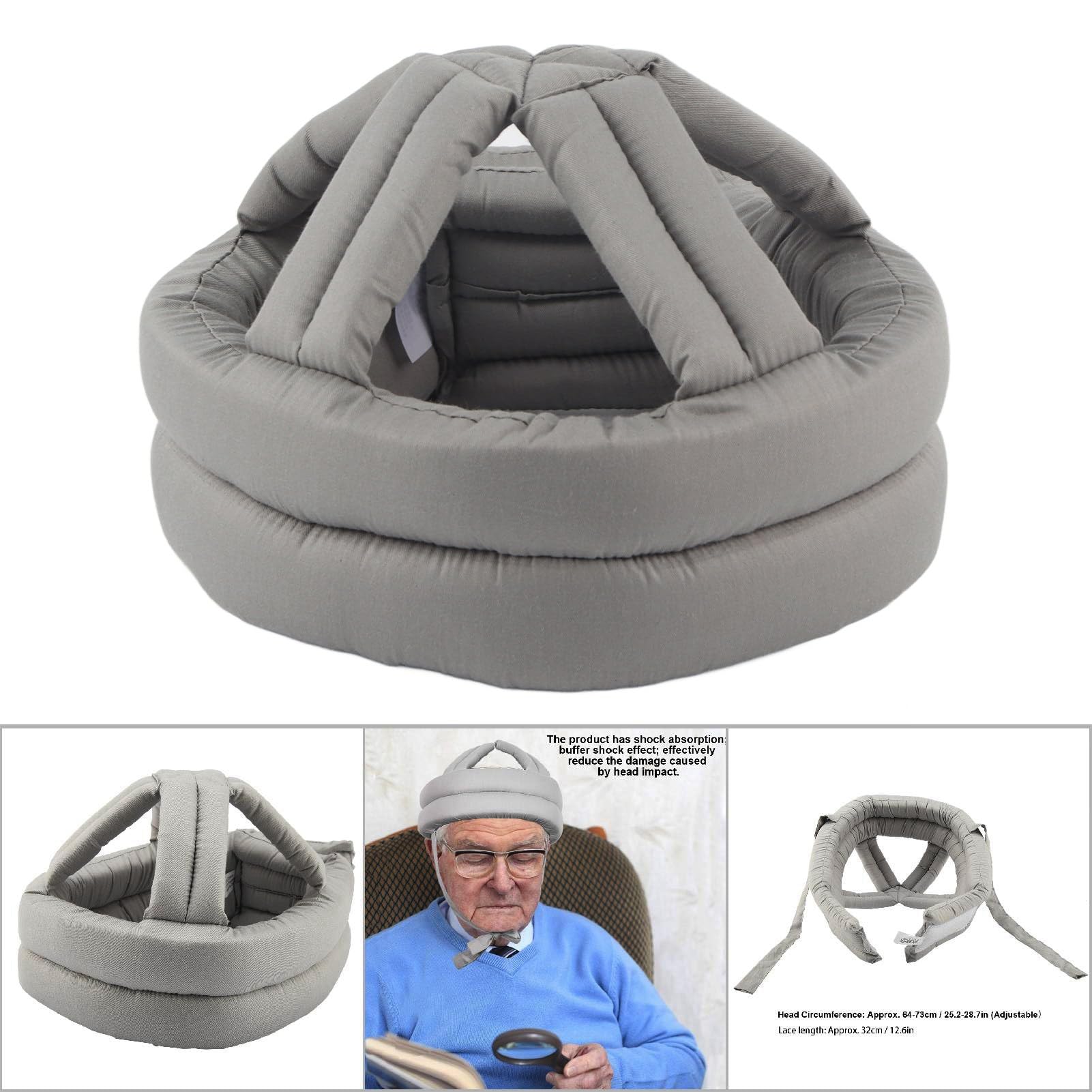 Haofy Casco Anticaídas Para Ancianos – Gorro Protector Suave Y Transpirable Para Prevenir Lesiones En La Cabeza