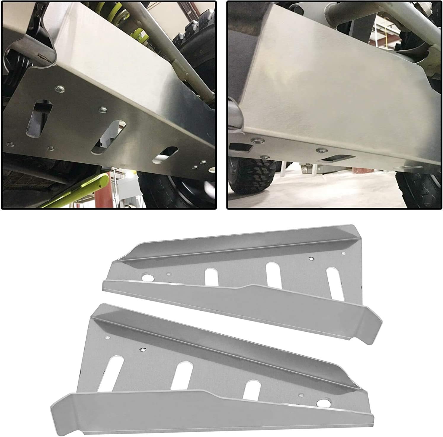 ECOTRIC 1/8"Aluminum Front A-arm Guards Driver And Passenger Sides Compatible with 2014-2018 Polaris RZR XP 1000/ XP 4 1000/4 XP 1000