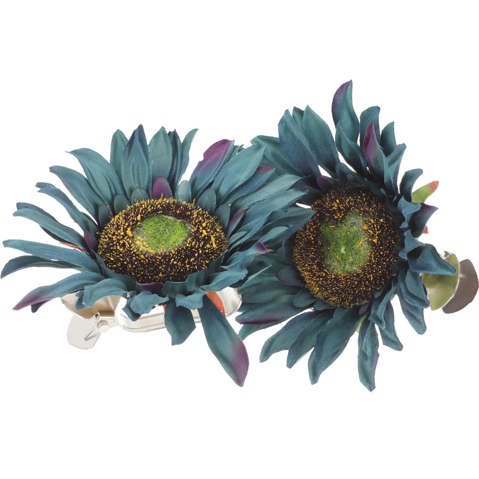 Ciieeo 5 Sets Vorhanghalter Mit Blumenmuster Sonnenblumenmuster Vorhanghalter-Clips Kein Werkzeug Erforderlich Geeignet Für Dünne Vorhänge 2 Stück * 5