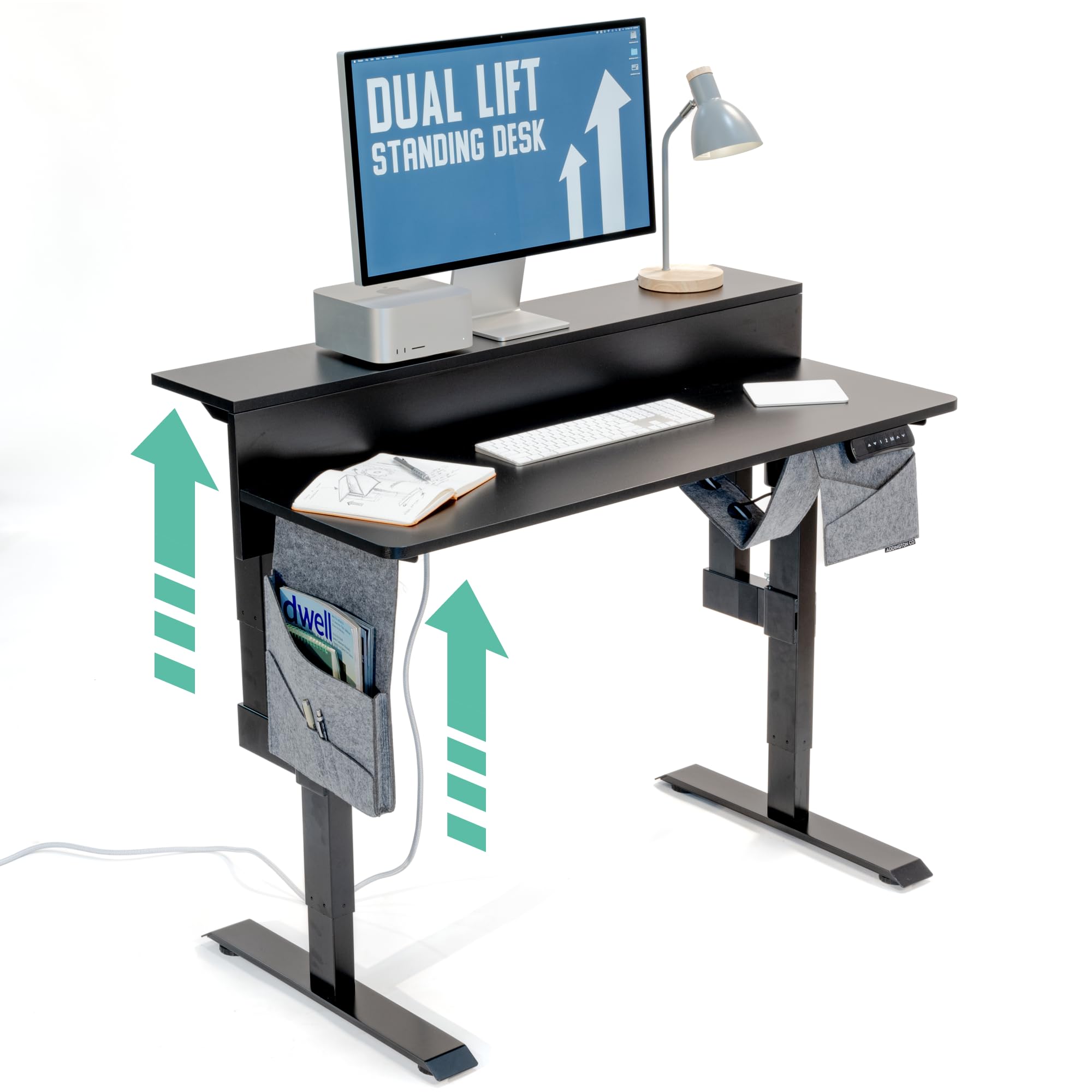 Amazon.com: Roam & Remain Dual Lift Adjustable Height Electric Standing ...