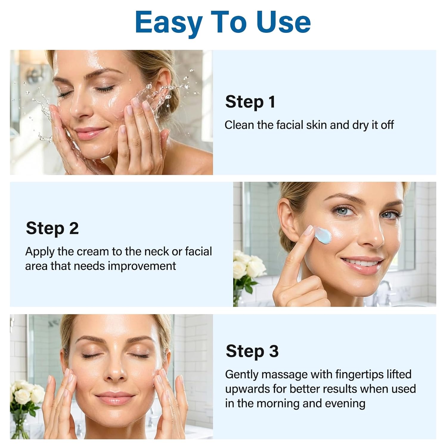 GHK-Cu Copper Peptide Cream, 2400mg High Potency GHK Cu Formula, 4% Bioactive Peptides for Face & Neck, Blue Copper Moisturizer for Firmness & Elasticity, Hydrating Lotion for Men & Women, 60g - Image 9