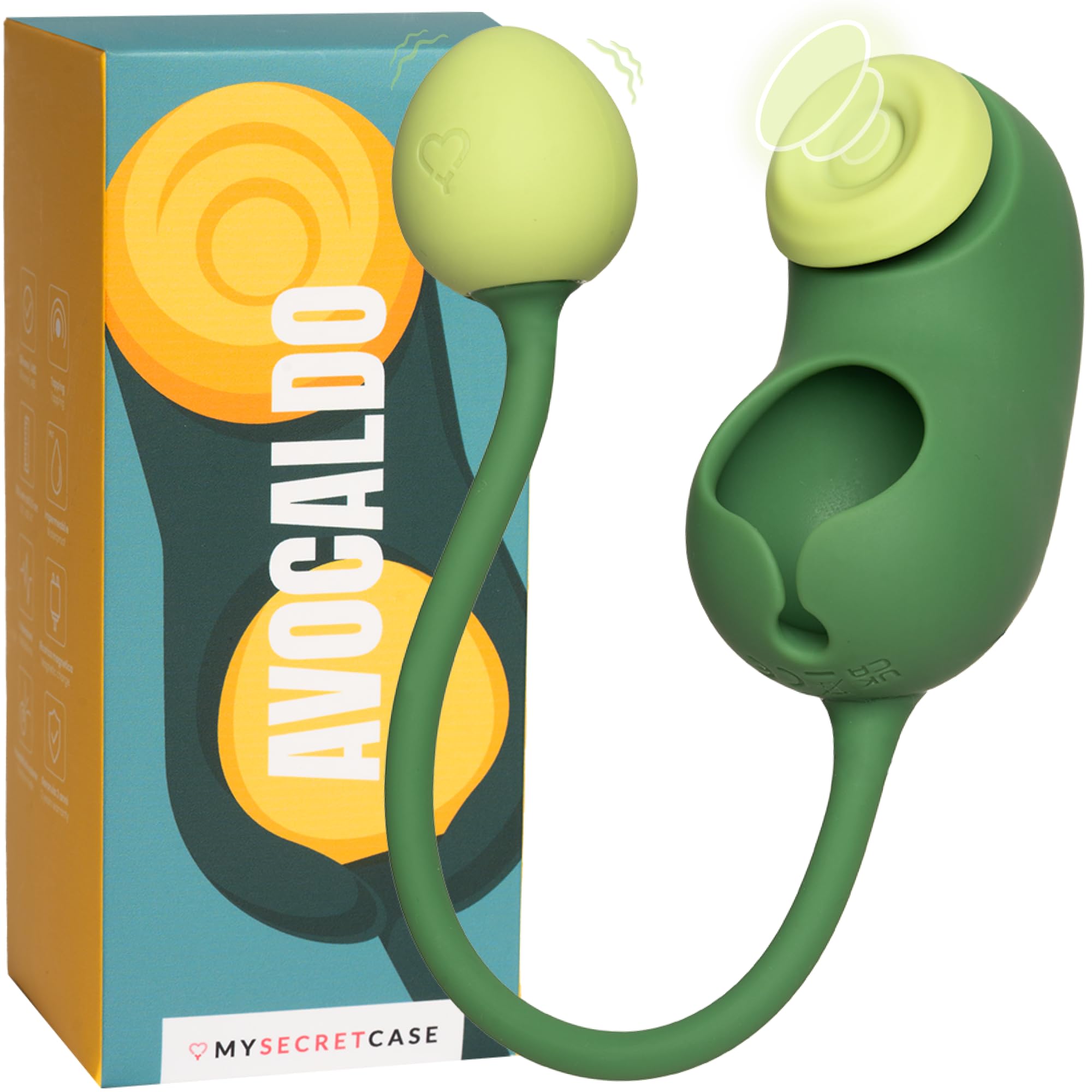 MySecretCase Vibratore per Donna Professionale Multifunzione Succhia Clitoride per Donna 9+9 Modalità Stimolatore Clitoride Femminile Sexytoysys Donna Sexytoysys Coppia Silicone IPX7 Vibratore Piccolo