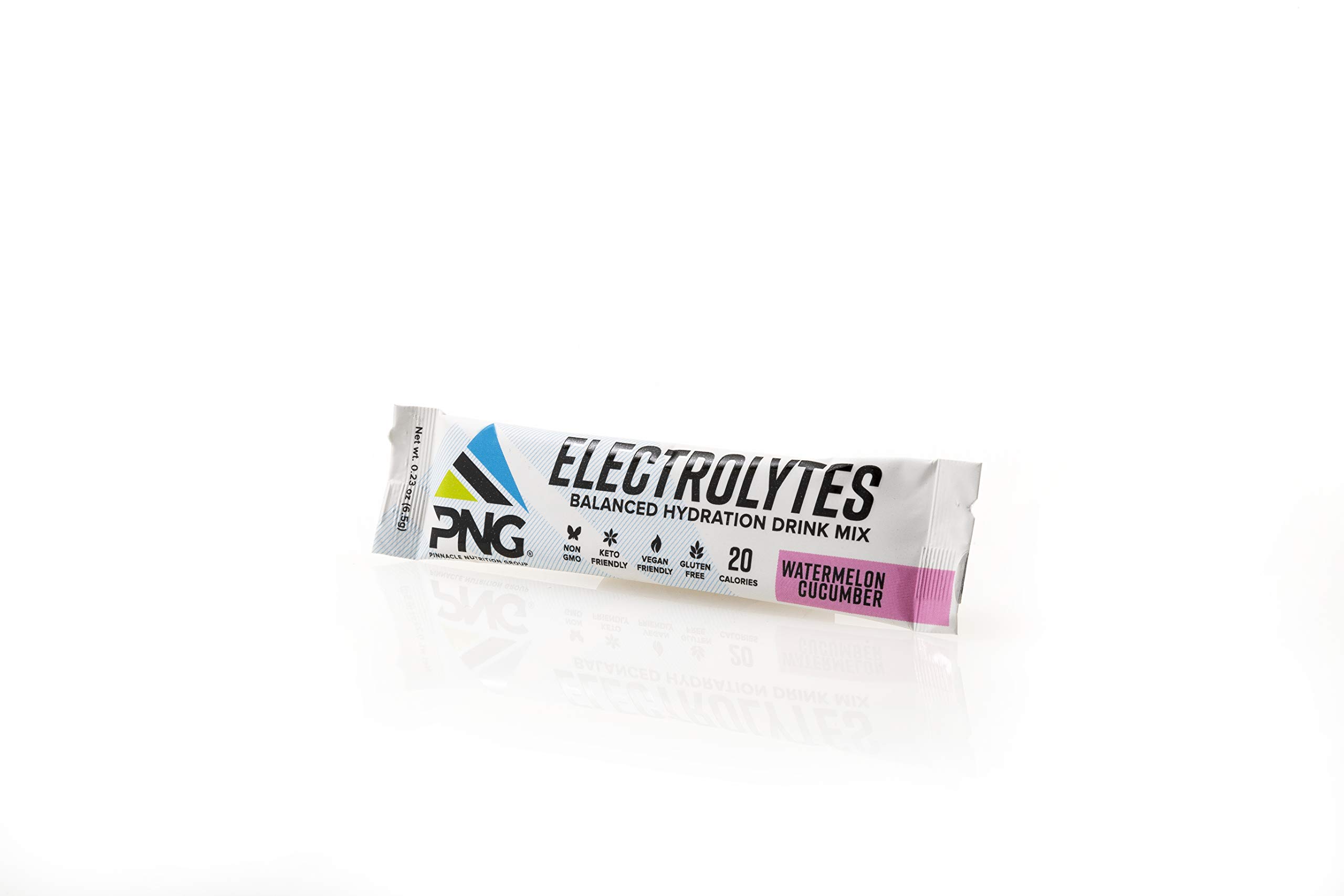 Pinnacle Nutrition Group Electrolyte Single Serving Sticks Balanced Hydration Drink Mix, 16 count (Watermelon Cucumber)