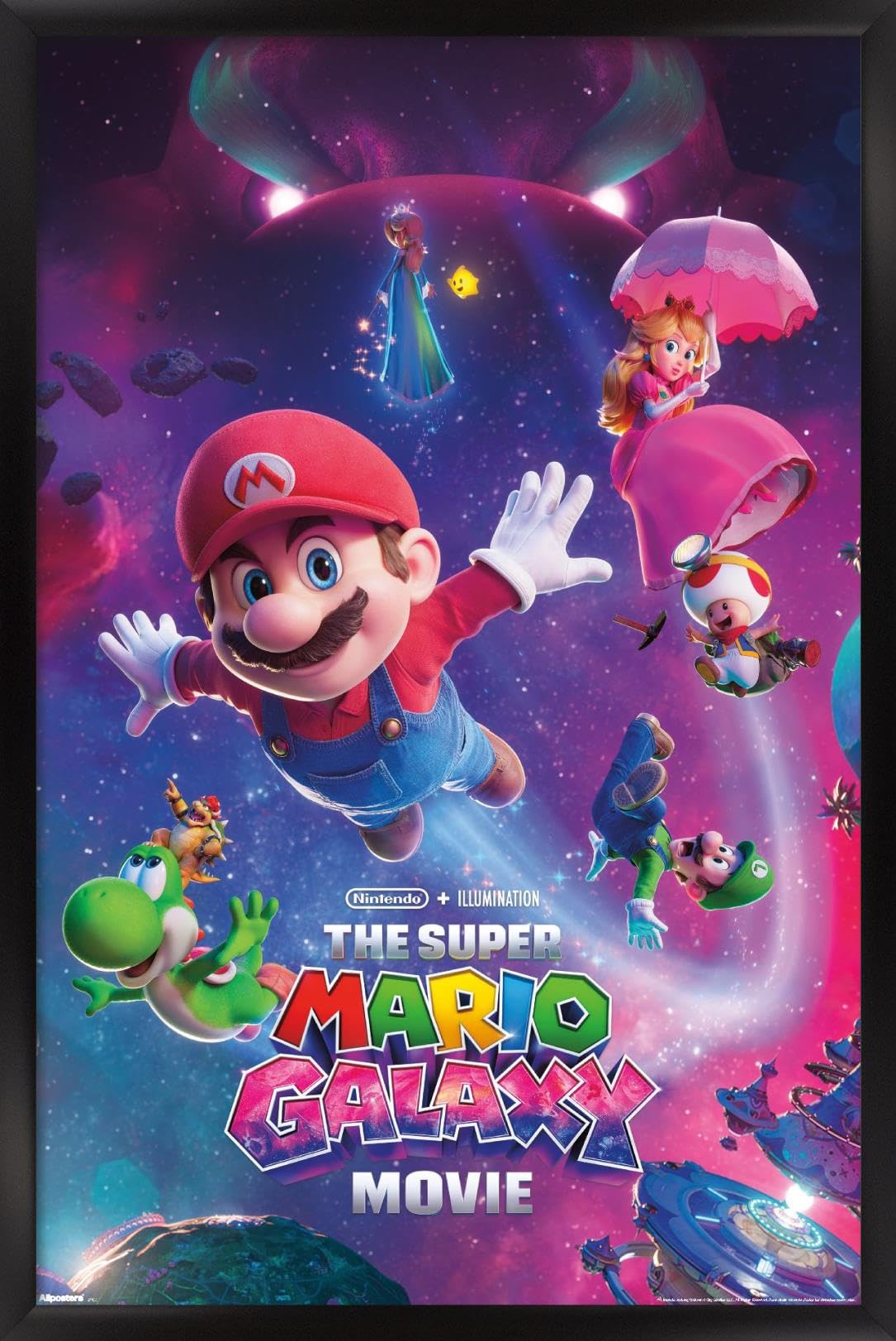 Nintendo The Super Mario Galaxy Movie (2026) - Key Art Wall Poster, 34L" x 22.4W", Unframed Version — view 10