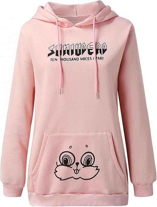 トップス 韓国系 ストリート系 フード付き トレーナー 大きいサイズ 黒 パーカー 長袖 レディース Fuminheng もこもこ ふわふわ かわいい うさ耳パーカー 裏起毛 アウター 森ガール系 カジュアル 秋冬 ジャケット 病みかわいい コート 普段着 部屋着 通勤 通学 S A