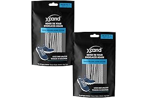Round No Tie Shoelaces with Revolutionary XPAND Lacing System