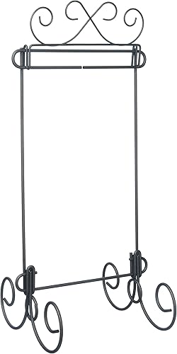 Ackfeld 6in x 12in Scroll Single Stand Plata, 6" x 12"