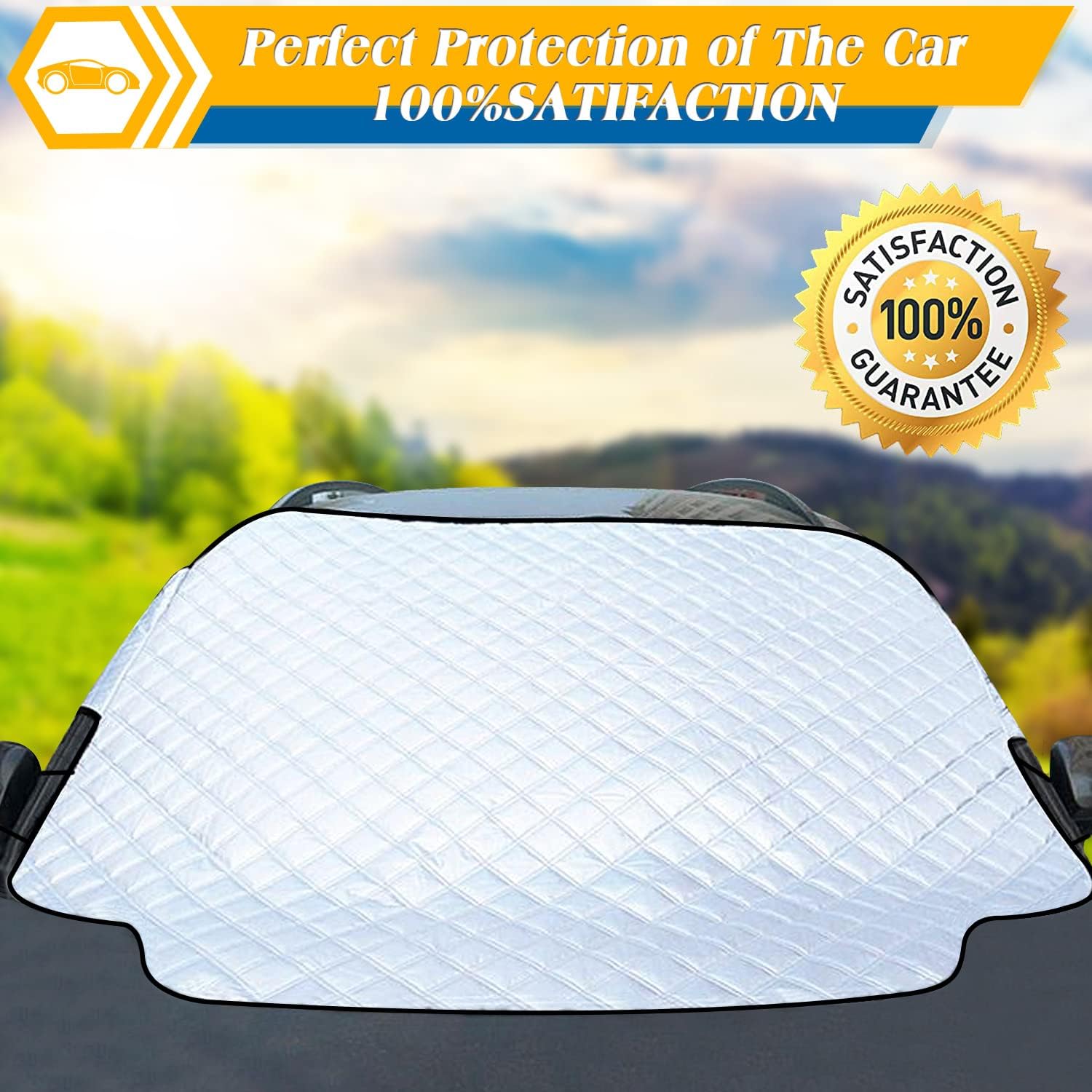 Auto voorruit cover, voor Peugeot 2008 2014-2024 auto voorruit